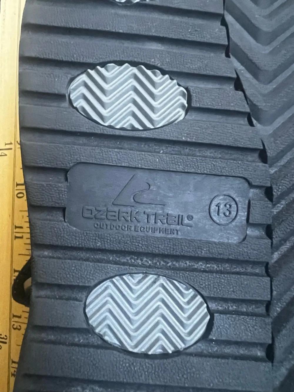 Ozark Trail Black and Tan Men's Outdoor Sport Sandals - Picture 5 of 6